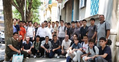 Imam Hatip students from Türkiye attend intensive Arabic classes at Burgiba Language Institute, Tunis, Tunisia, July 7, 2025. (AA Photo)