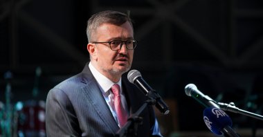 Deputy Foreign Minister Burhanettin Duran speaks at a reception marking Rwanda&#039;s Liberation Day in Ankara, July 4, 2025. (IHA Photo)