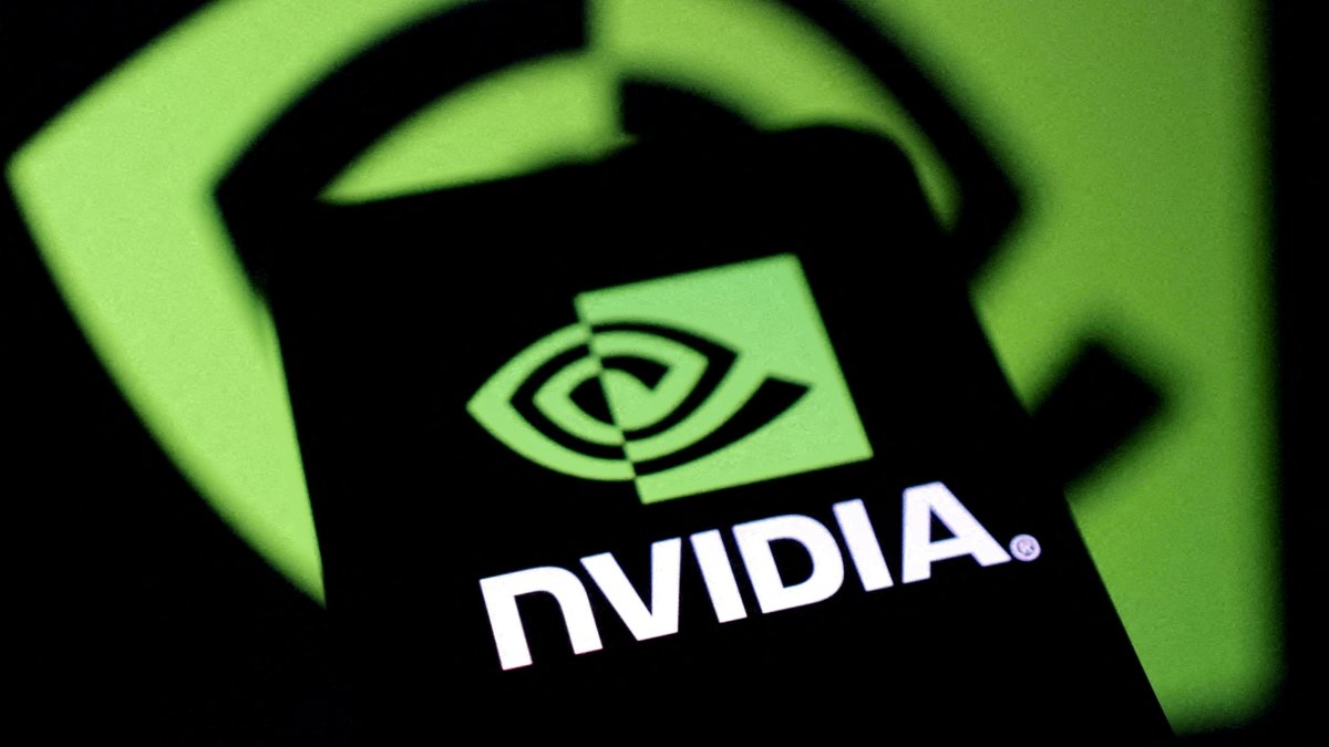 The Nvidia logo is seen in this illustration created on Jan. 27, 2025. (Reuters Photo)