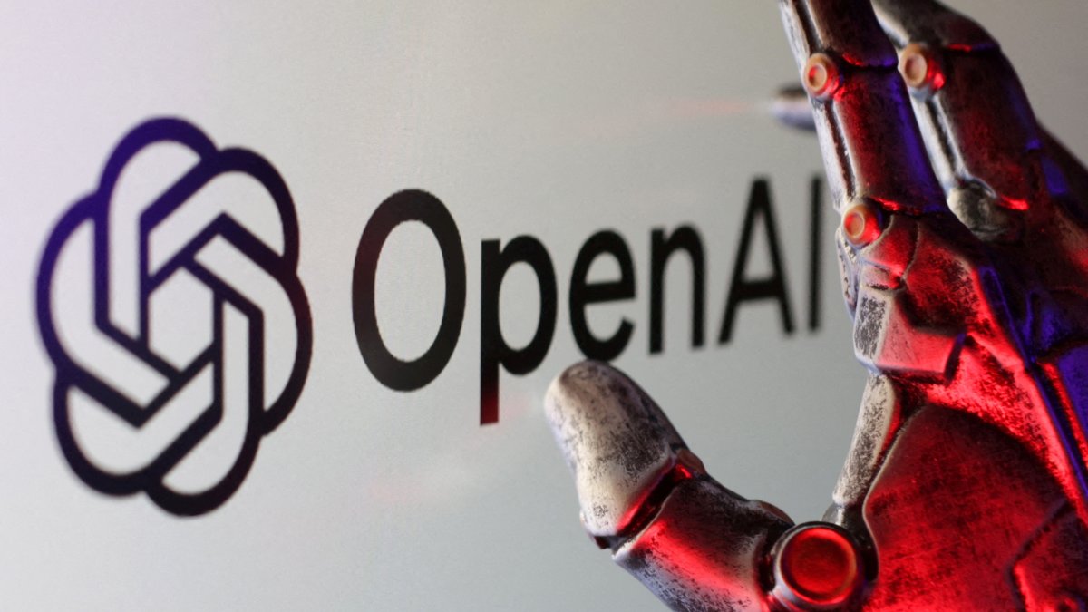 The OpenAI logo is seen in this illustration taken Feb. 16, 2025. (Reuters Photo)
