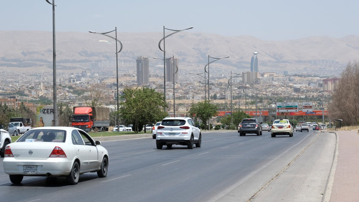 A general view of the city of Sulaymaniyah, where first batch of PKK terrorists will lay down arms, Iraq, June 9, 2022. (Reuters Photo)