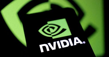 The Nvidia logo is seen in this illustration created on Jan. 27, 2025. (Reuters Photo)