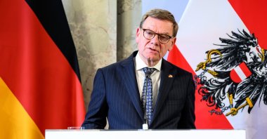 German Foreign Minister Johann Wadephul speaks during a news conference in Vienna, Austria, July 10, 2025. (EPA Photo)