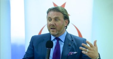 In this undated file photo, Yiğit Bulut, an advisor to President Recep Tayyip Erdoğan, delivers a speech at a meeting. (AA Photo)