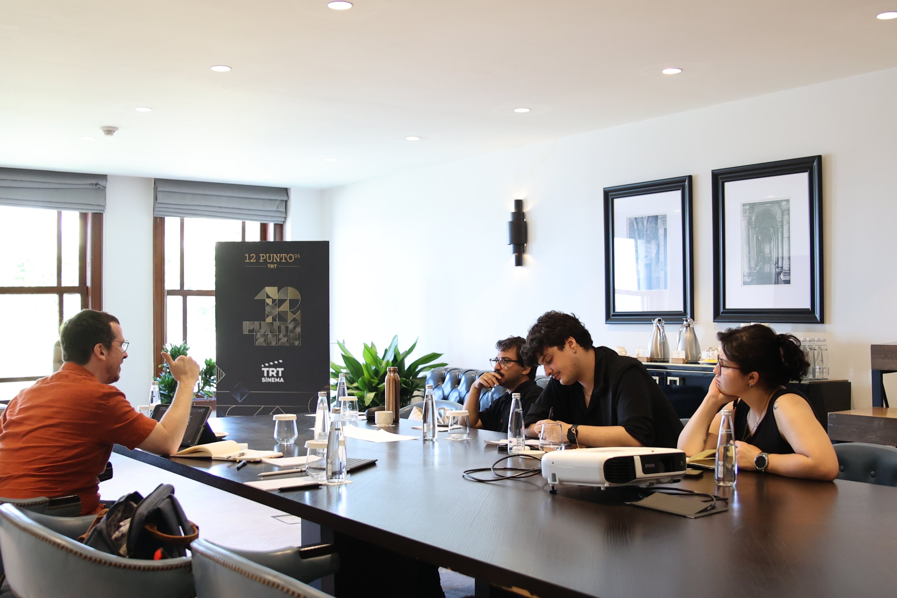 Participants attend a masterclass during the seventh edition of TRT 12 Punto, Istanbul, Türkiye, July 13, 2025. (Courtesy of TRT 12 Punto)