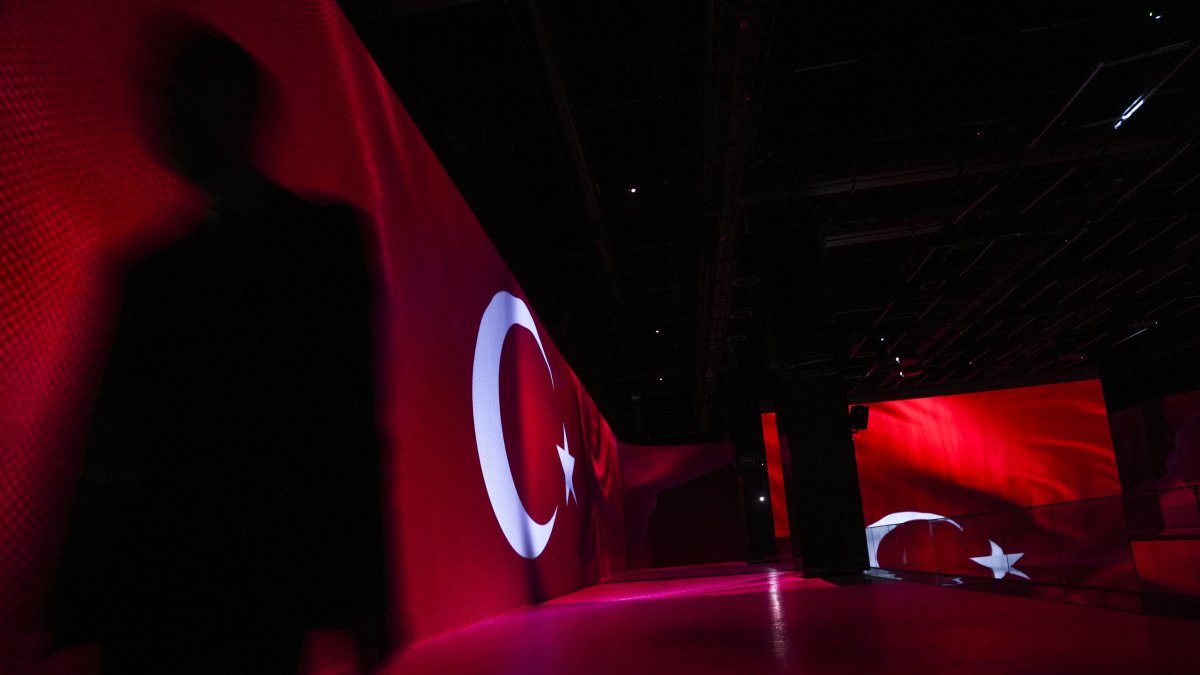 Visitors walk through the 15 July Democracy Museum, established to preserve the memory of the 2016 coup attempt, Ankara, Türkiye, July 10, 2025. (AA Photo)