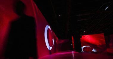 Visitors walk through the 15 July Democracy Museum, established to preserve the memory of the 2016 coup attempt, Ankara, Türkiye, July 10, 2025. (AA Photo)
