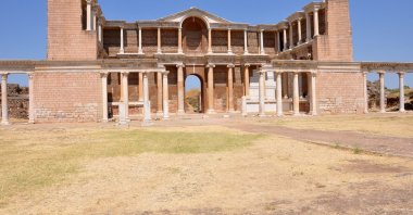 A general view of ancient city of Sardis in Manisa, western Türkiye, March 23, 2025. (AA Photo)