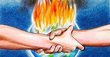 &quot;There is no doubt that addressing climate change requires not only individual action by states but also strong regional and global cooperation.&quot; (Illustration by Erhan Yalvaç)