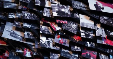 The July 15 Martyrs&#039; Memorial is seen on the ninth anniversary of the coup attempt, Istanbul, Türkiye, July 15, 2025 (AA Photo)