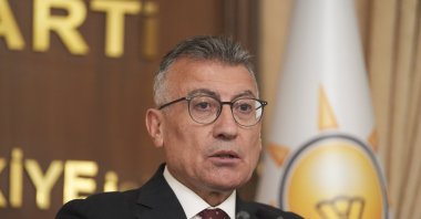 Justice and Development Party’s (AK Party) group chair Abdullah Güler attends a news briefing at Parliament, Ankara, Türkiye, July 3, 2025 (AA Photo)