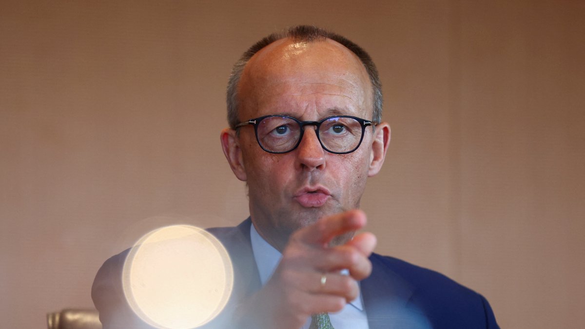 German Chancellor Friedrich Merz attends a Cabinet meeting at the Chancellery, Berlin, Germany, July 16, 2025. (Reuters Photo)