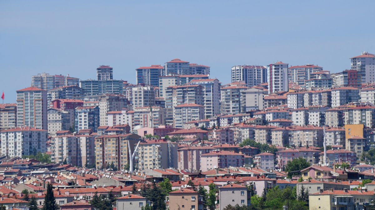 Residential buildings in Yenimahalle district of Ankara, Türkiye, May 8, 2024. (Reuters Photo)