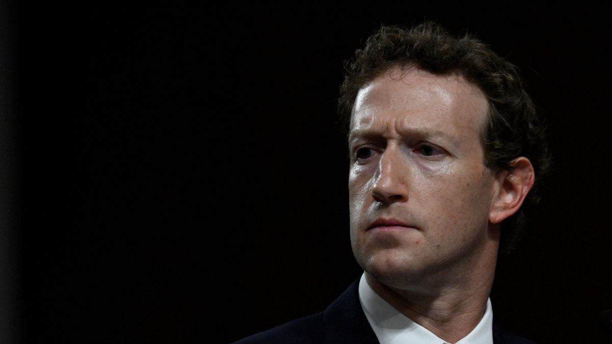 Mark Zuckerberg, CEO of Meta, looks on during the U.S. Senate Judiciary Committee hearing &quot;Big Tech and the Online Child Sexual Exploitation Crisis&quot; in Washington, D.C., U.S., Jan. 31, 2024. (AFP Photo)