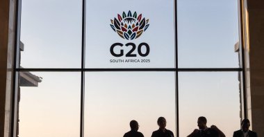 Delegates arrive ahead of the G-20 Finance and Central Bank Deputies and Finance Ministers and Central Bank Governors’ Meetings at the Capital Hotel in Zimbali, Durban, South Africa, July 17, 2025. (AFP Photo)