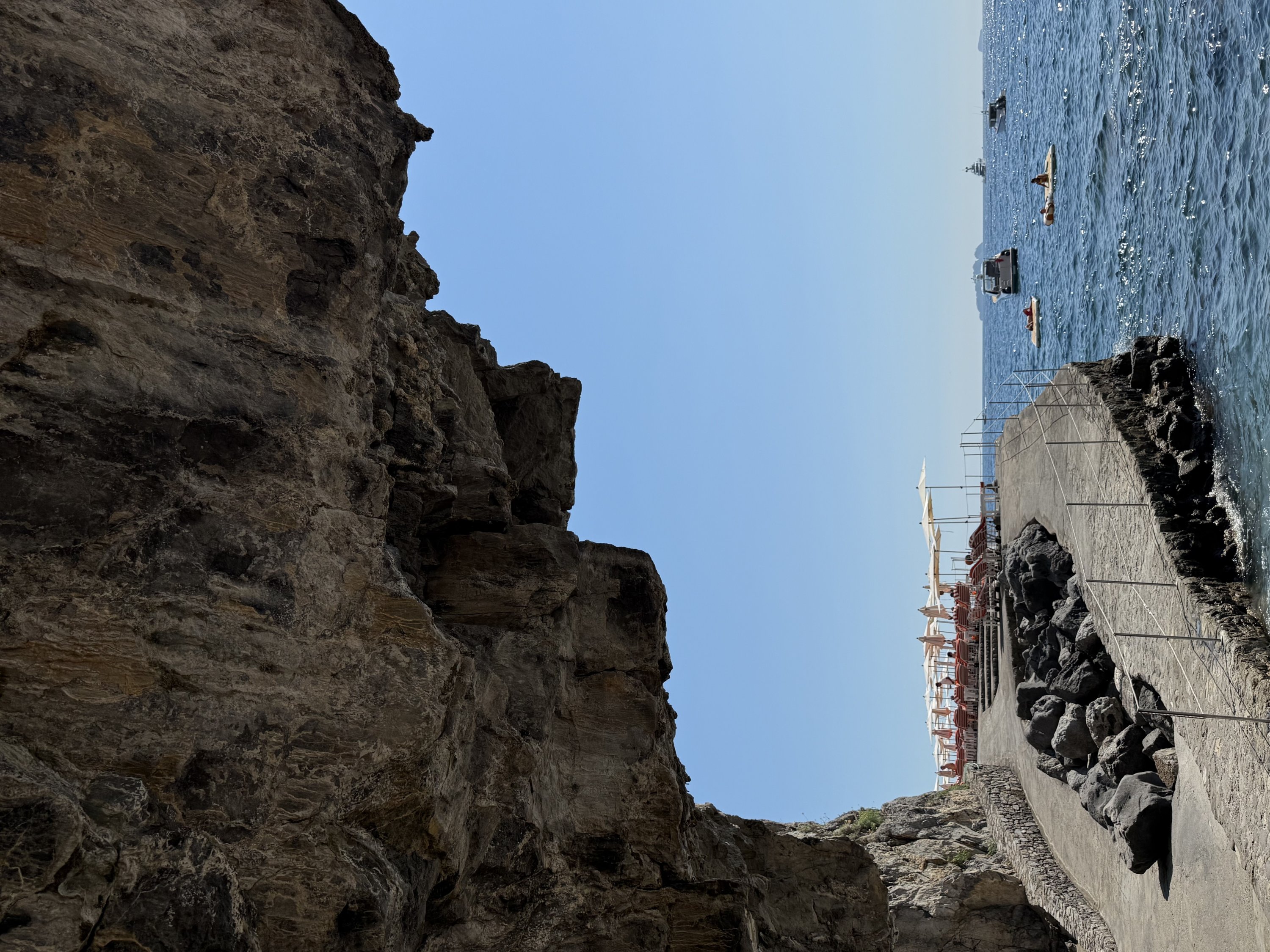 A view of the beach at Il San Pietro di Positano on the Amalfi Coast in southern Italy. (Courtesy of Ilker Topdemir)