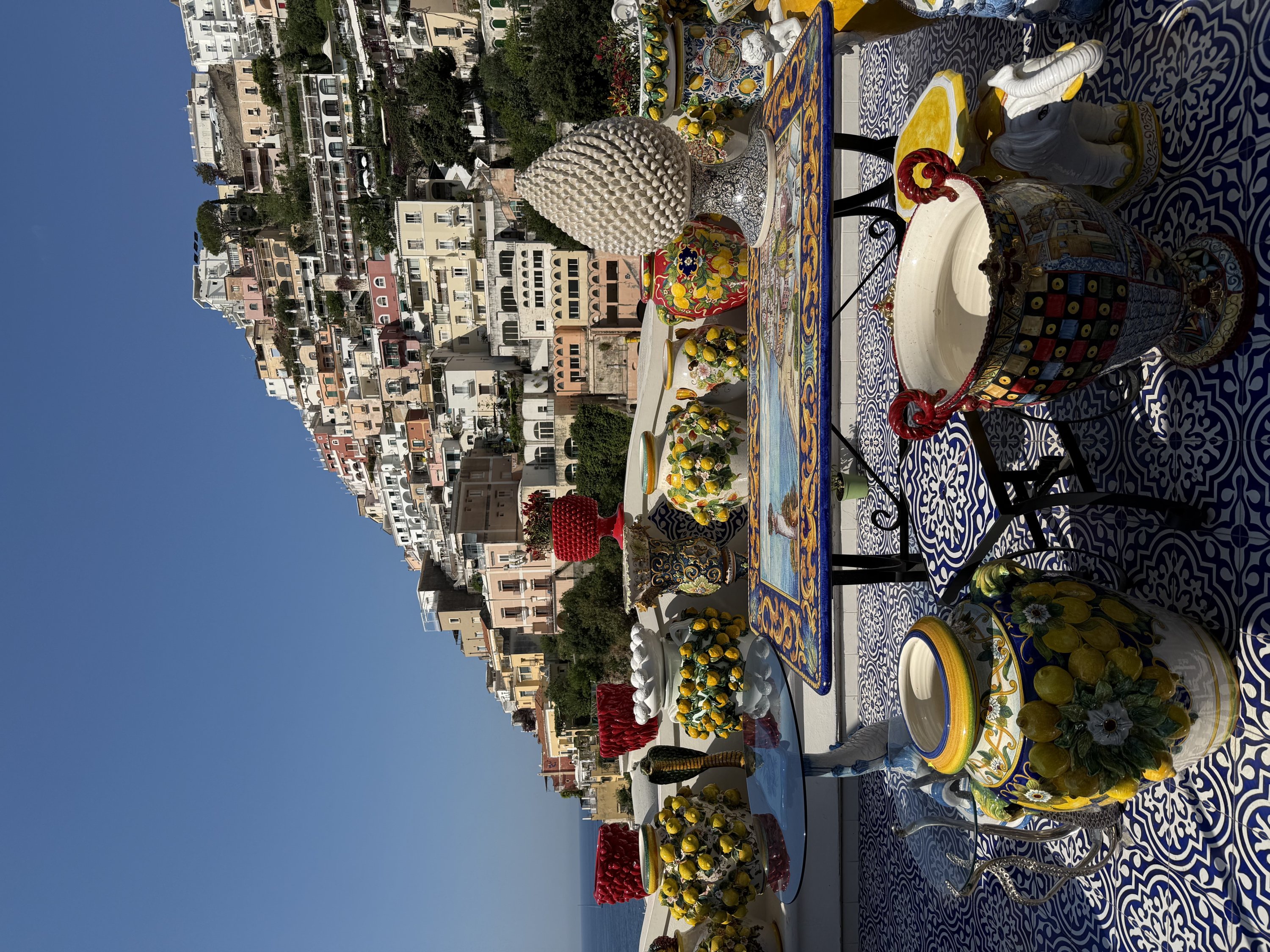 A view from Positano on the Amalfi Coast in southern Italy. (Courtesy of Ilker Topdemir)