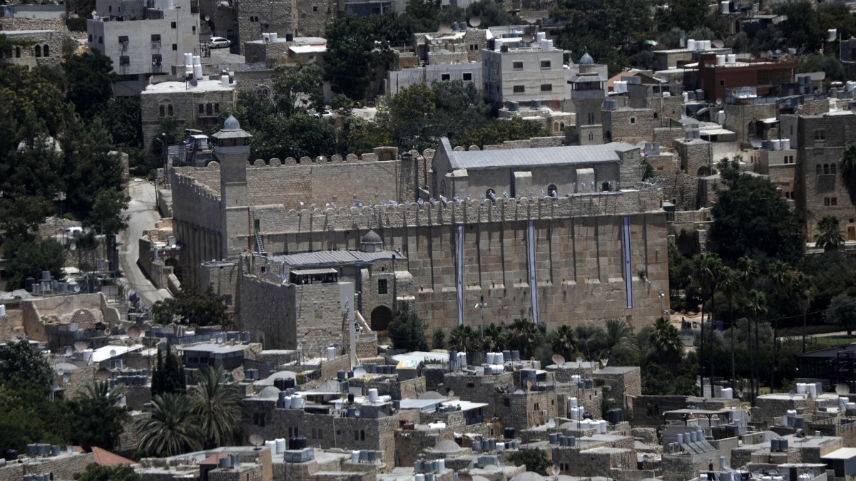 A view of the Harem-i Ibrahimi Mosque in the occupied West Bank city of Hebron, Palestine, July 16, 2025. (AA Photo)