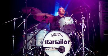 Ben Byrne of the British rock band Starsailor performs live on stage, Lierop, Netherlands, Aug. 19, 2017. (Shutterstock Photo)