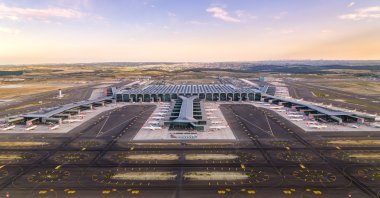 In this undated photo, Istanbul Airport complex is seen from above, Istanbul, Türkiye. (DHA Photo)