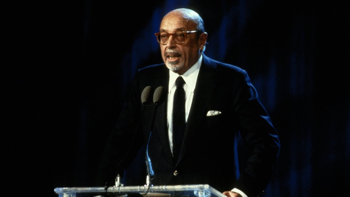 Ahmet Ertegün attends the 40th Anniversary of Atlantic Records, circa 1988, New York City, U.S. (Getty Images)