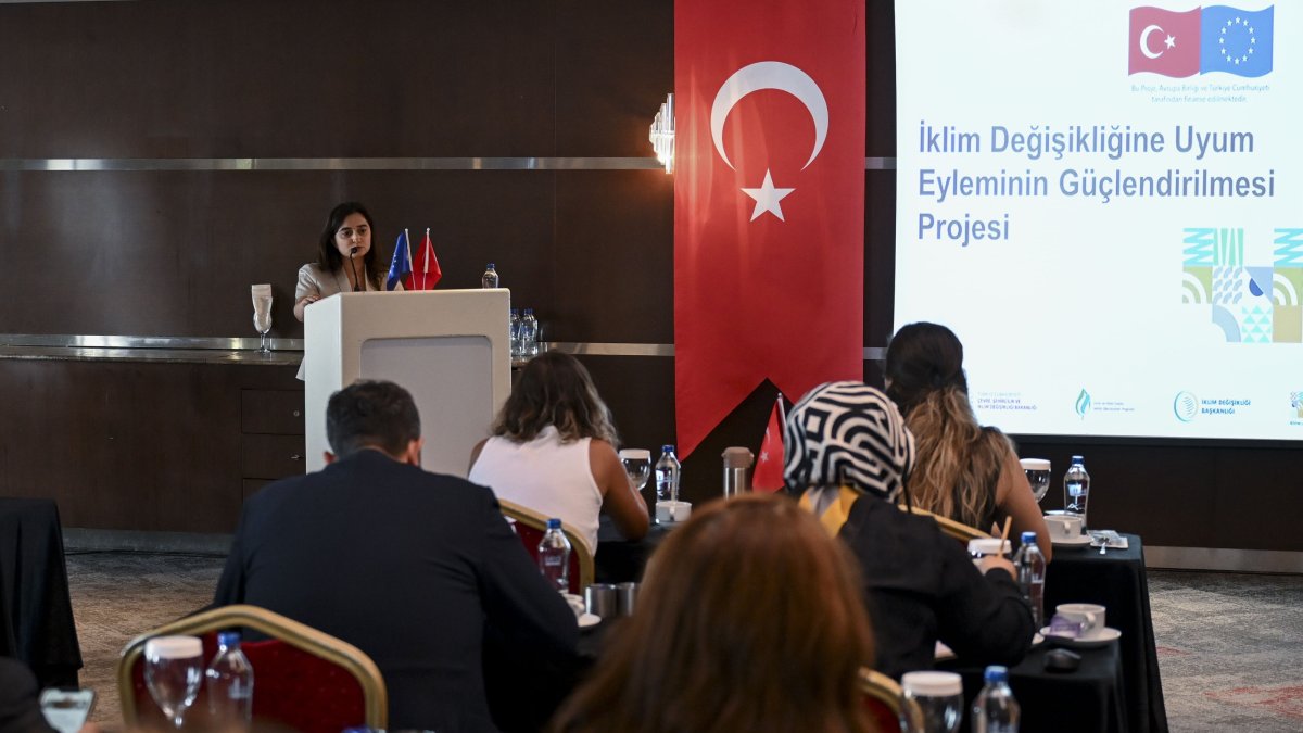 The opening event of Türkiye’s climate adaptation training program, Ankara, Türkiye, July 21, 2025. (AA Photo)