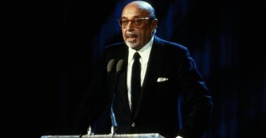 Ahmet Ertegün attends the 40th Anniversary of Atlantic Records, circa 1988, New York City, U.S. (Getty Images)