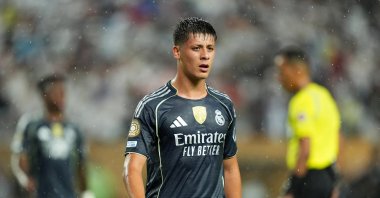Real Madrid's Arda Guler reacts during the FIFA Club World Cup Group H match against RB Salzburg at the Lincoln Financial Field, Philadelphia, U.S., June 26, 2025. (Reuters Photo)