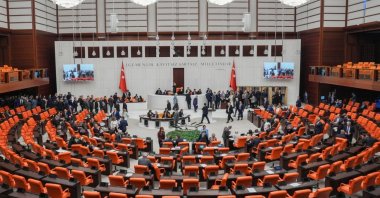 Turkish lawmakers recently elected three seats vacated on the board of the Radio and Television Supreme Council (RTÜK) at Parliament, Ankara, Türkiye, May 21, 2025. (AA Photo)