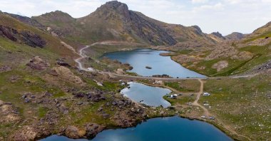 The Cilo Sat lakes in the mountains of southeastern Hakkari province, Türkiye, July 12, 2025. (AFP Photo)