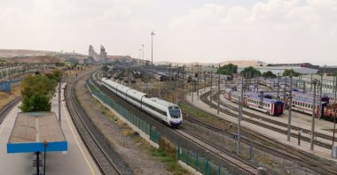 High speed train is seen in Ankara, Türkiye, Aug. 18, 2013. (Shutterstock Photo)