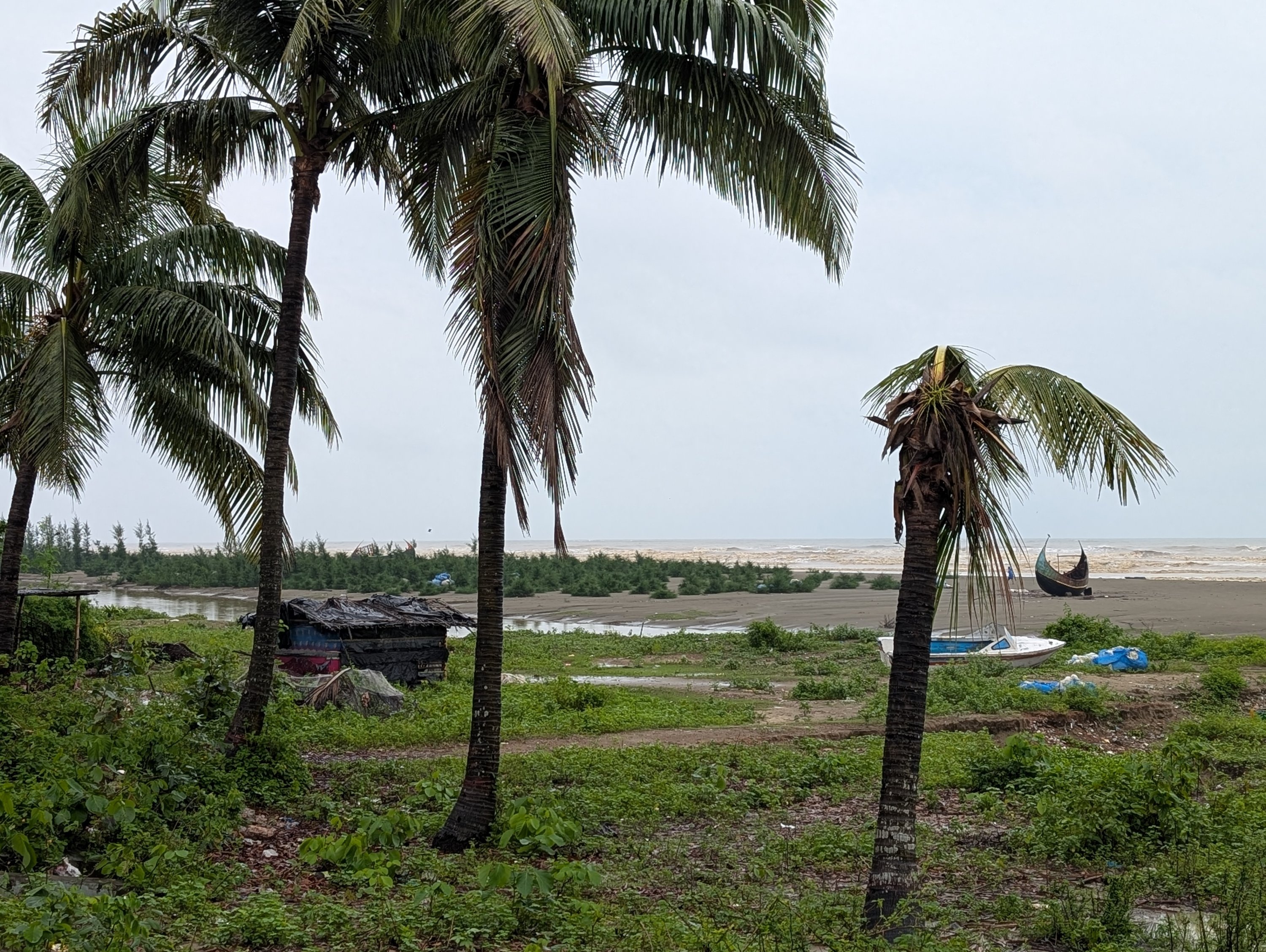 The coastal road south of Cox's Bazar offers exhilarating sea views in Bangladesh, June 18, 2025. (Photo by Shakir Husain)