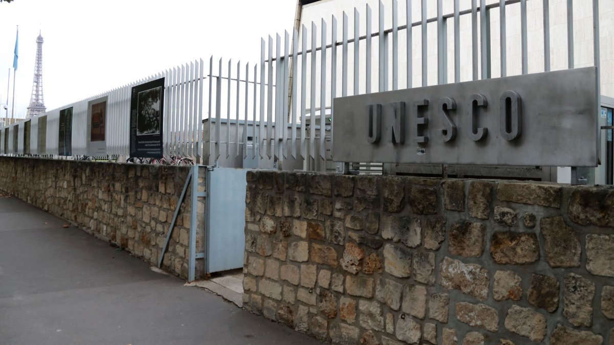 The UNESCO headquarters is seen in Paris, France, Oct. 12, 2017. (AFP Photo) 