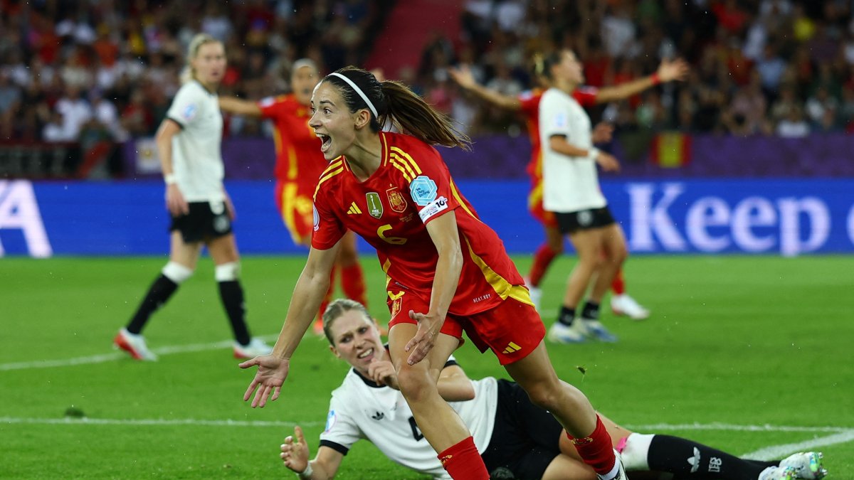 Bonmati’s extra-time strike past Germany sends Spain to Euro final