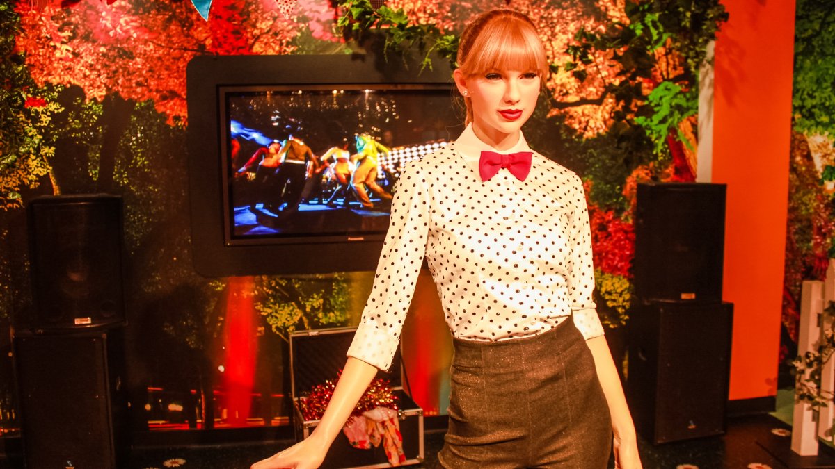 A Taylor Swift wax figure at Madame Tussauds, Sydney, Australia. (Shutterstock Photo)