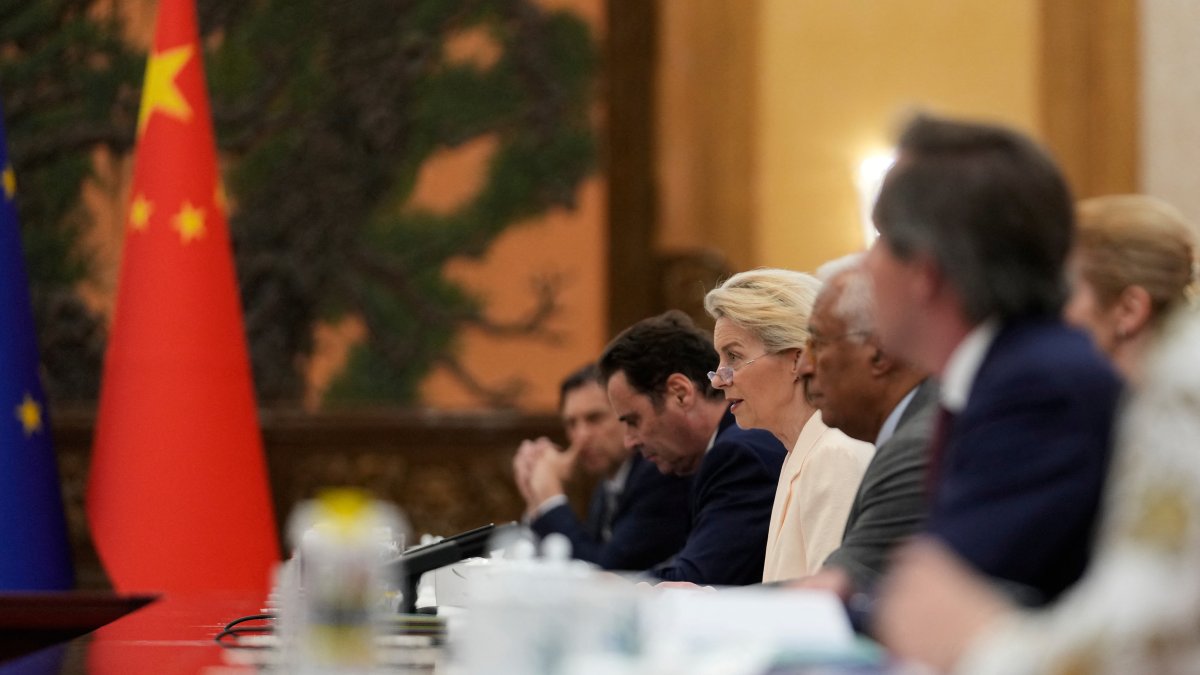 EU's von der Leyen says China ties reached 'inflection point'