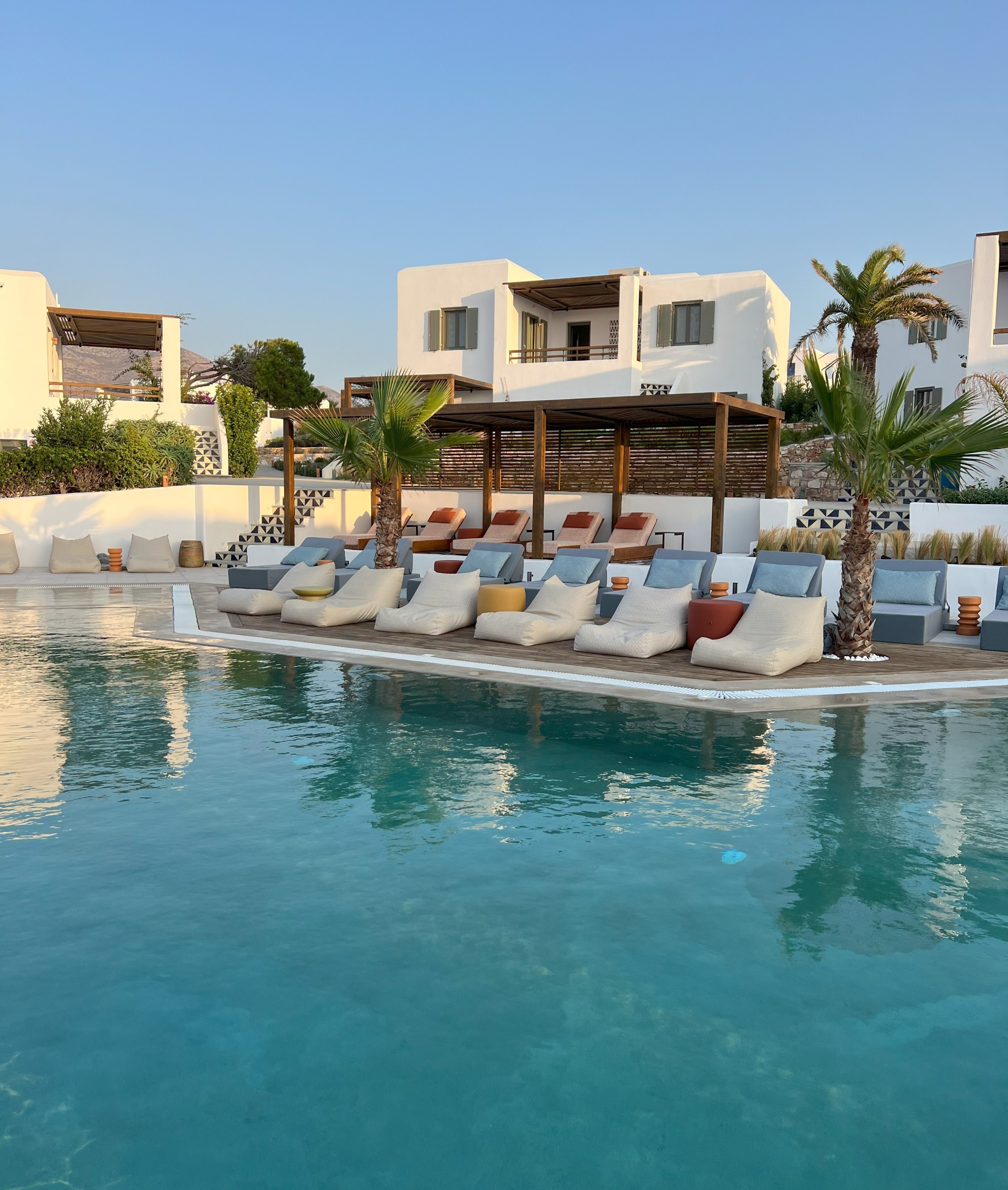 A general view of Androis Minois Hotel, Paros, Greece, July 13, 2025. (Photo by İlker Topdemir)