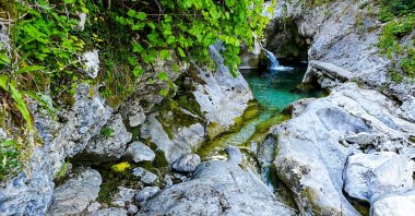 A view from the Dreznica River, southern Bosnia-Herzegovina, July 22, 2025. (AA Photo)