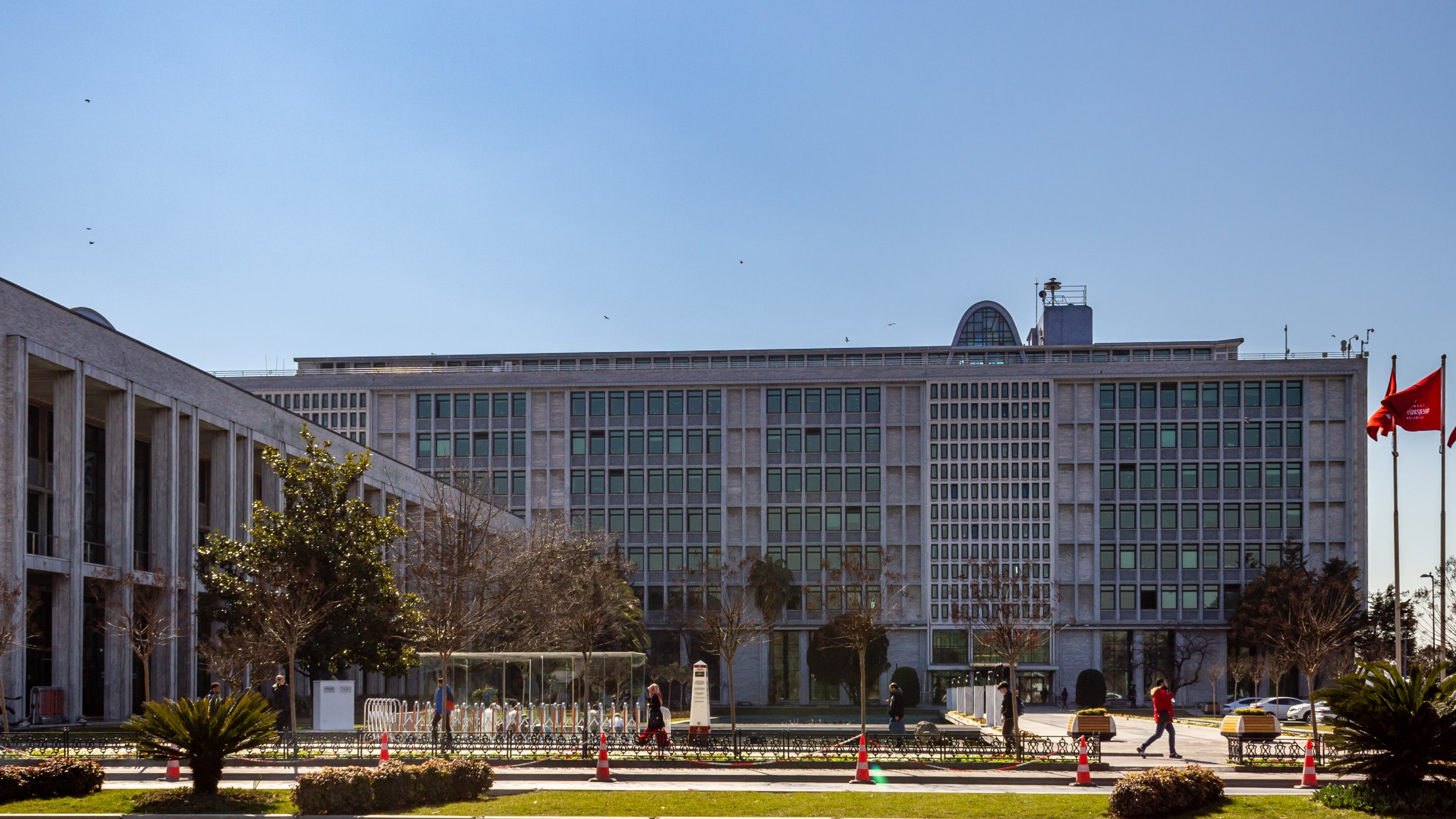 The exterior of the Istanbul Metropolitan Municipality building, Istanbul, Türkiye, March 4, 2019. (Shutterstock Photo)