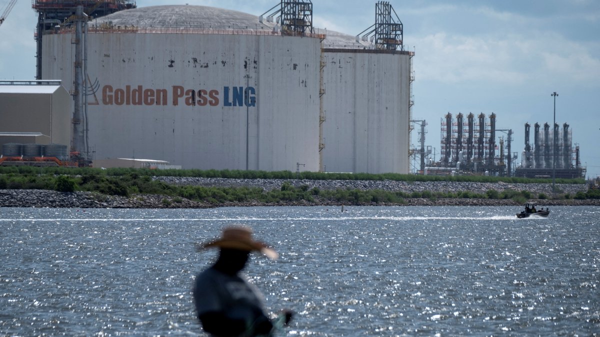 A view of the Golden Pass LNG facility in Port Arthur, Texas, U.S., June 23, 2025. (Reuters Photo)