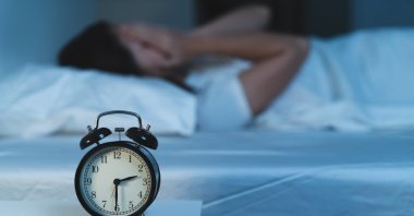 Pale skin, dark circles under the eyes and droopy eyelids are clear signs of sleep deprivation. (Shutterstock Photo)
