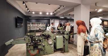 People visit the Hurufat Printing Museum, Erzurum, Türkiye, July 29, 2025. (AA Photo)