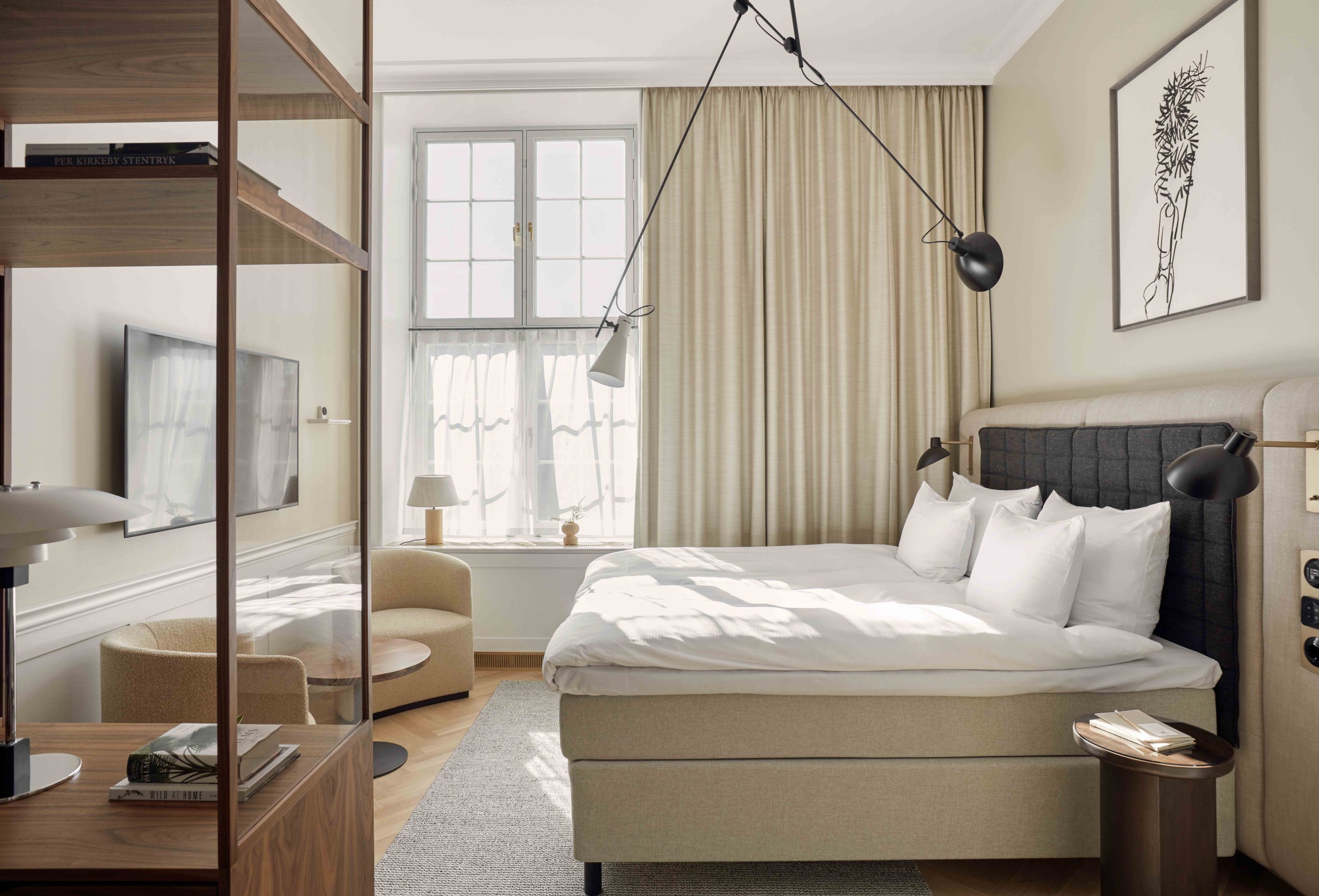 Interior view of a room at Villa Copenhagen. (Courtesy of Villa Copenhagen)