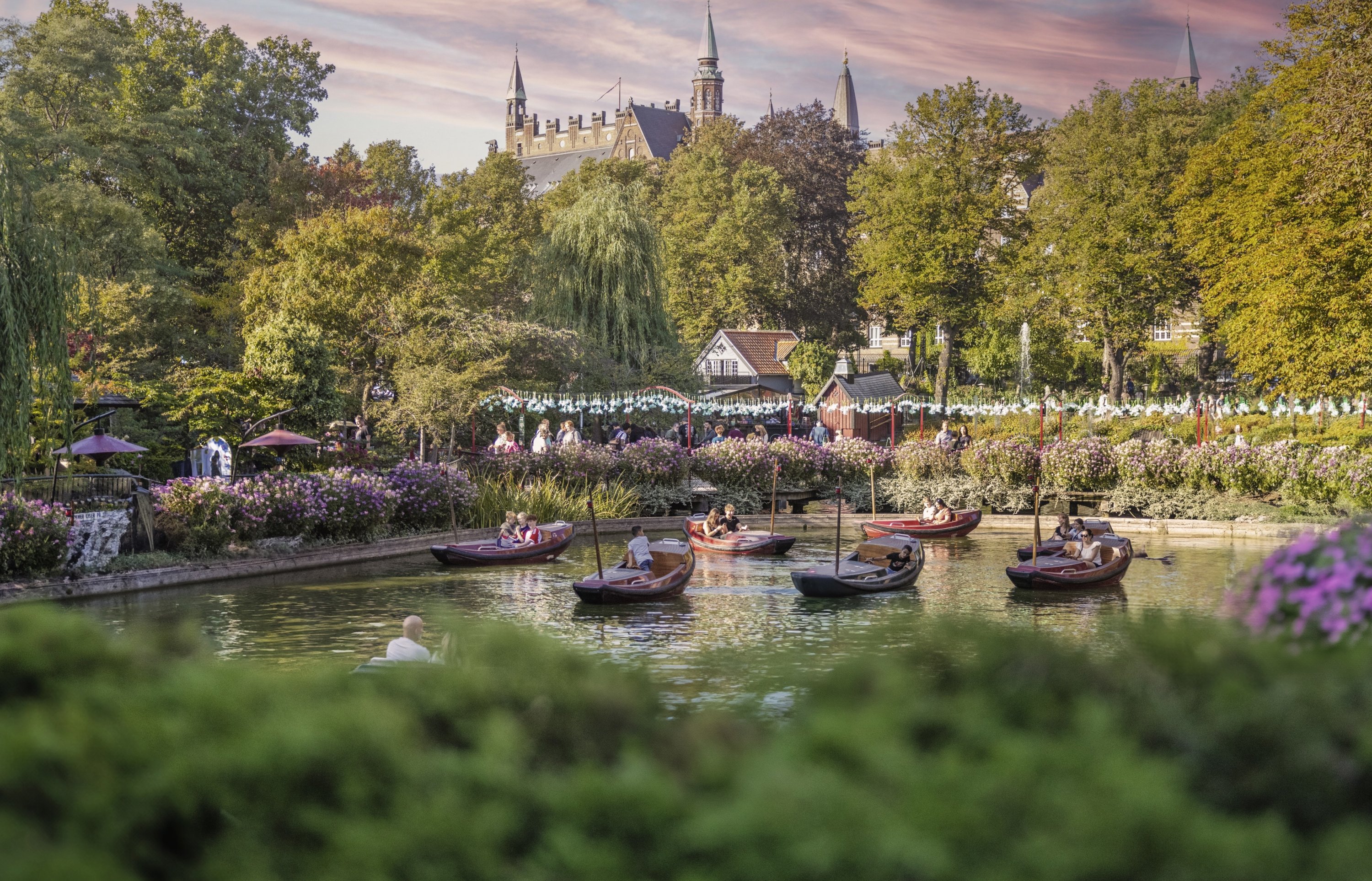 A general view of Tivoli Garden, Copenhagen, Denmark. (Courtesy of Tivoli Garden)