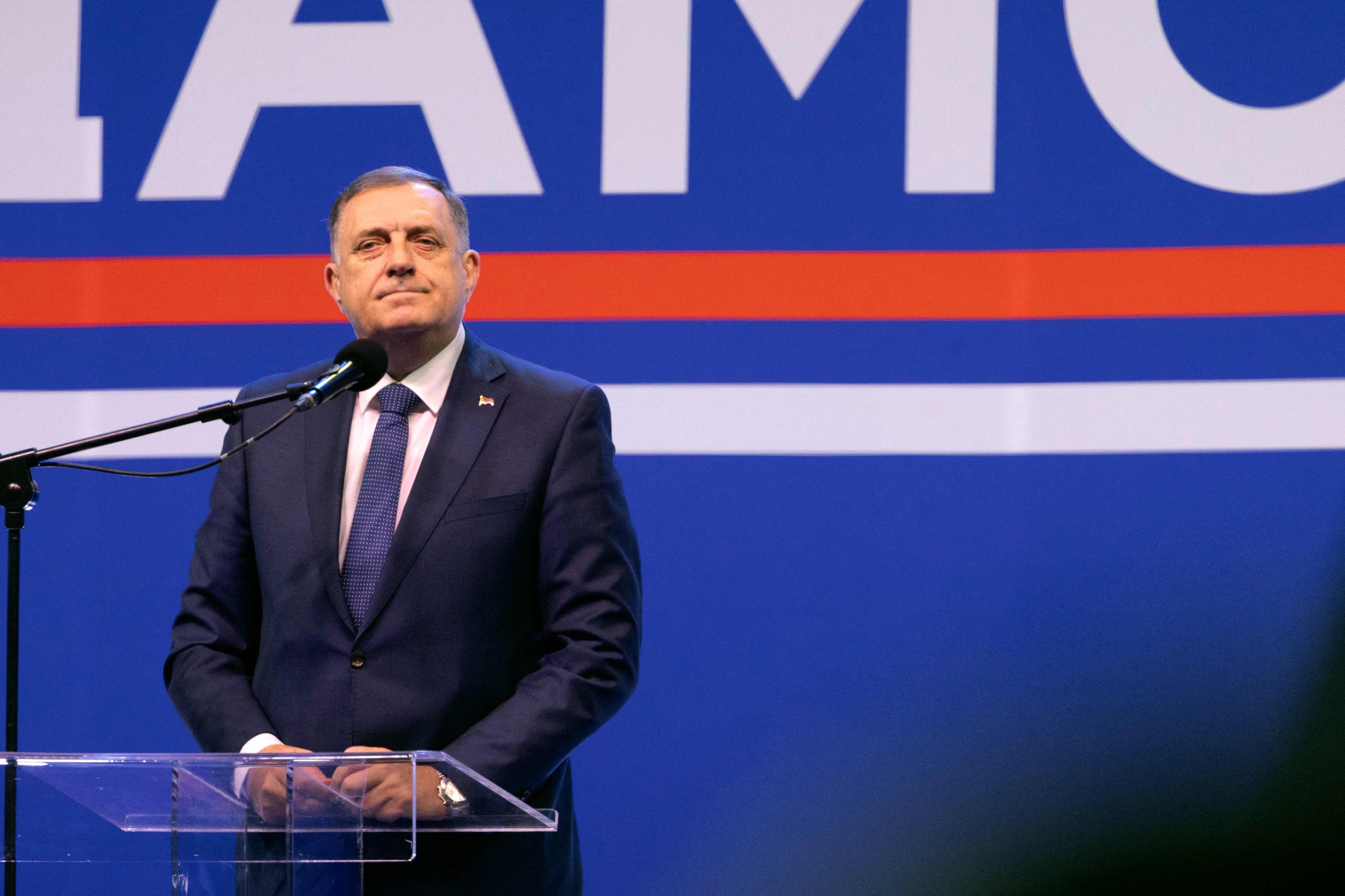 Bosnian court upholds sentence for Serb leader Dodik