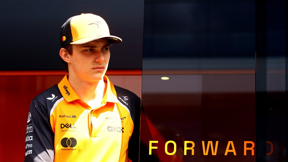 McLaren&#039;s Oscar Piastri ahead of the Hungarian Grand Prix practice, Hungaroring, Budapest, Hungary, Aug. 1, 2025. (Reuters Photo)
