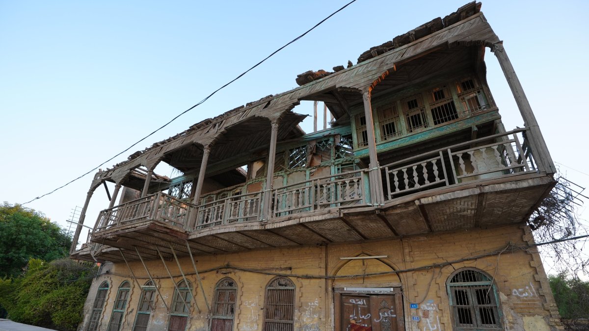 The historic house that was once the home of Agatha Christie, Baghdad, Iraq, Aug. 1, 2025. (AA Photo)