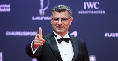 Yusuf Dikeç attends the 2025 Laureus World Sport Awards red carpet at Palacio De Cibeles, Madrid, Spain, April 21, 2025. (Getty Images Photo)