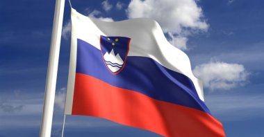 The Slovenia flag is seen in this undated file photo. (DHA File Photo)