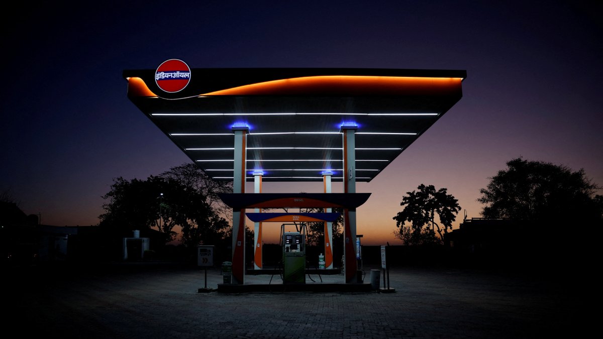 An Indian Oil fuel station is pictured in Sonipat, India, March 5, 2025. (Reuters Photo)